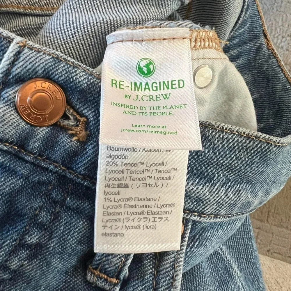 J. Crew‎ Distressed Light Blue Bootcut Jeans Size 27P